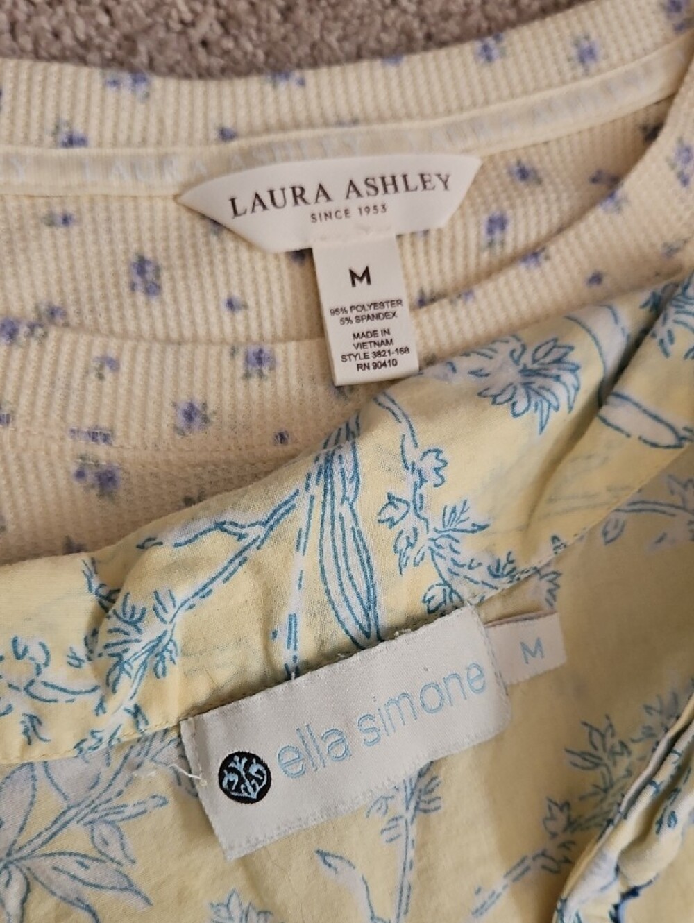 Laura Ashley and Ella Simone Pajama Sets - Picture 2 of 12